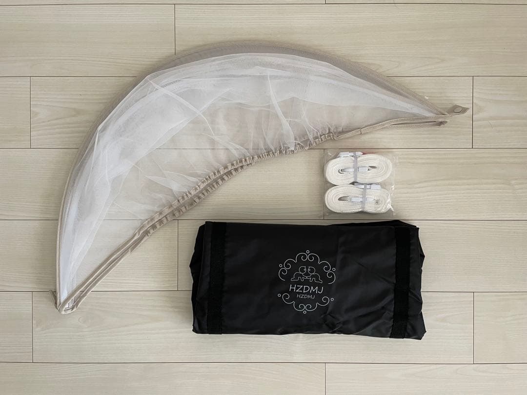 【美品】ベビーベッドHZDMJ ベージュ 2024年購入4ヶ月使用