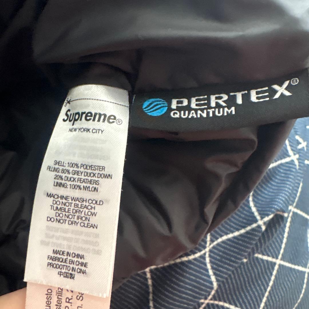 Supreme Micro Down Half Zip Hooded ブラック