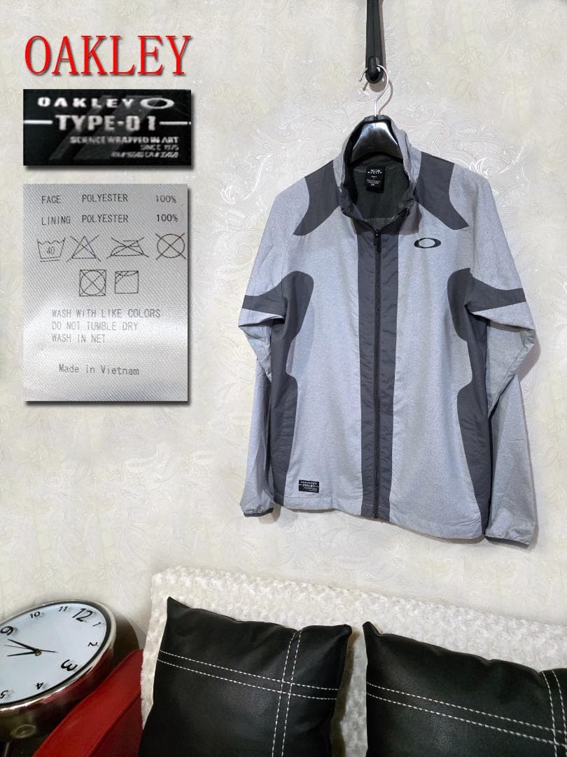 OAKLEY TYPE-01 ジャケット Sサイズ グレー