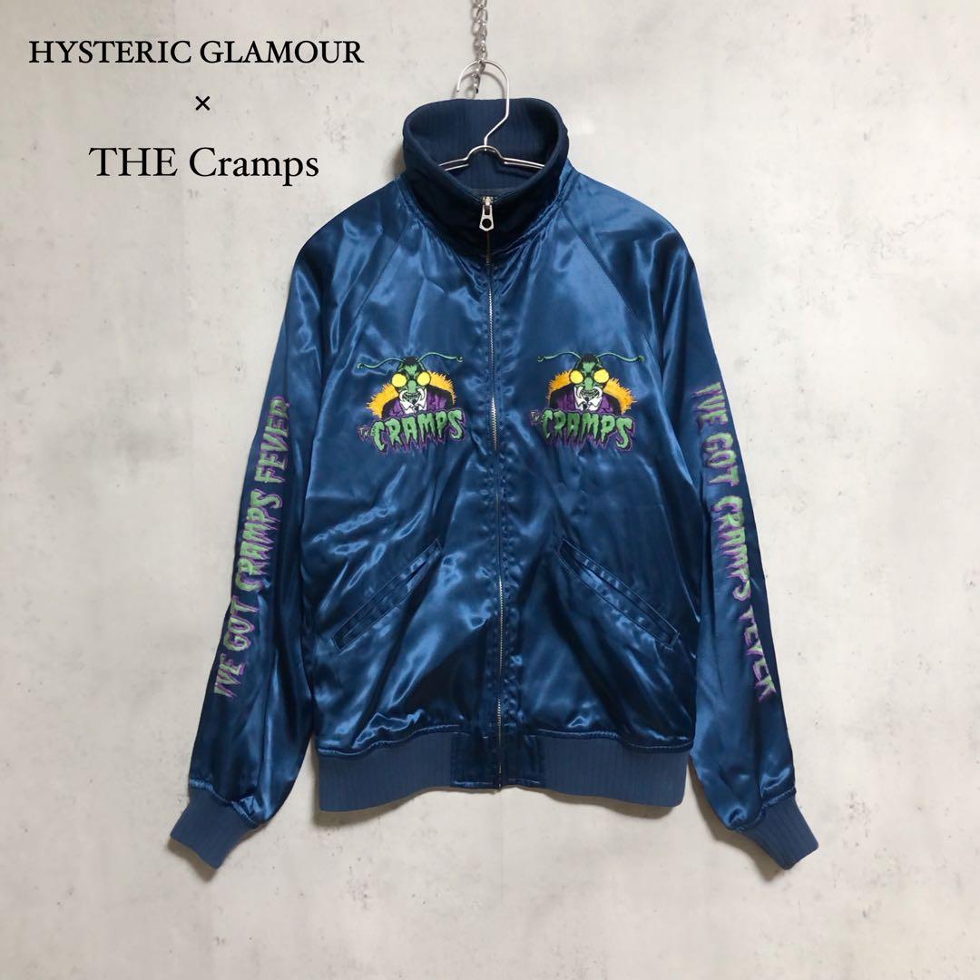 良品　HYSTERIC GLAMOUR×THE Cramps サテン　スカジャン