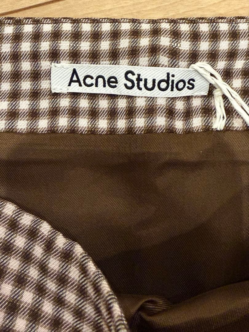 Acne Studios ギンガムミニスカート新品未使用