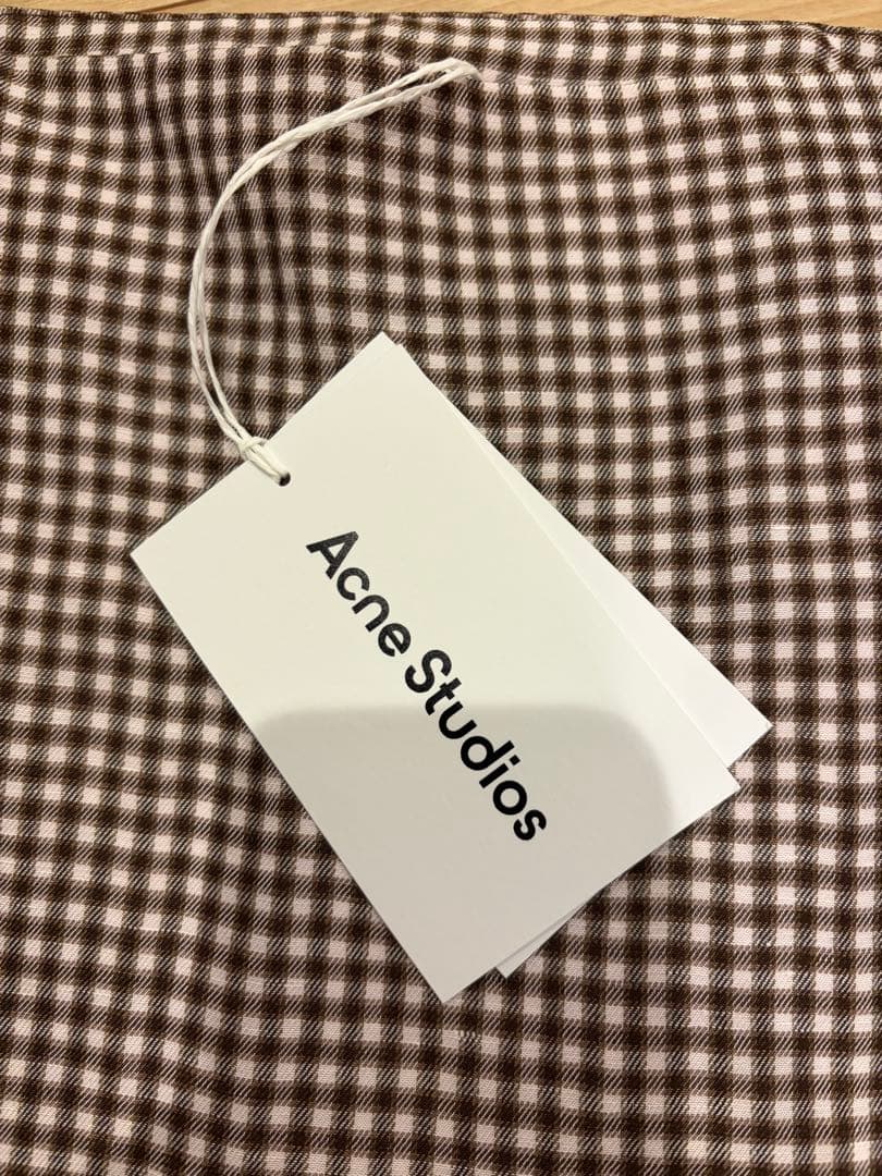 Acne Studios ギンガムミニスカート新品未使用