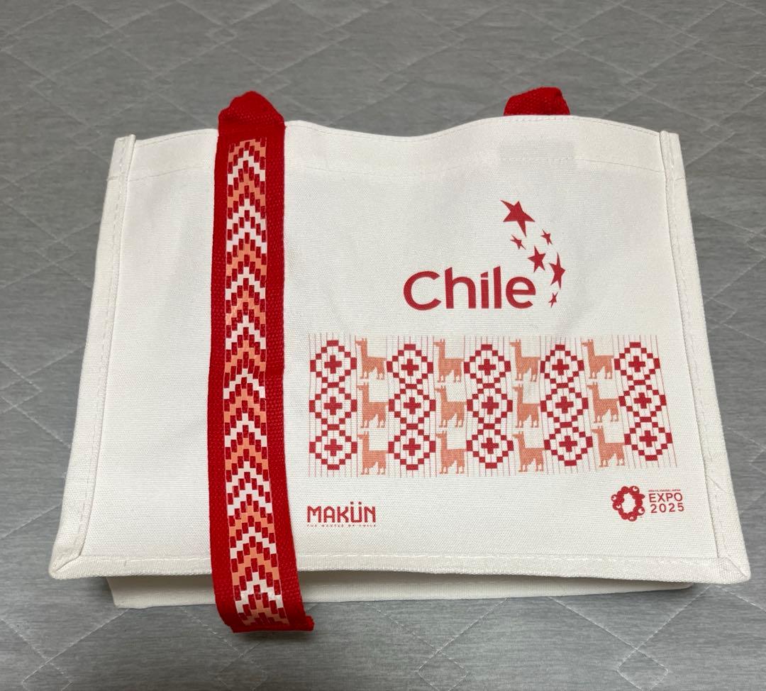 大阪関西万博　チリ　ノベルティセット　トートバッグ　ナップサック　ノート　ペン等