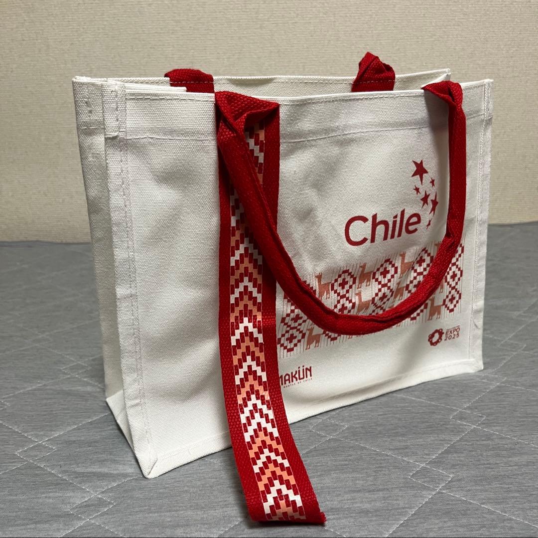 大阪関西万博　チリ　ノベルティセット　トートバッグ　ナップサック　ノート　ペン等