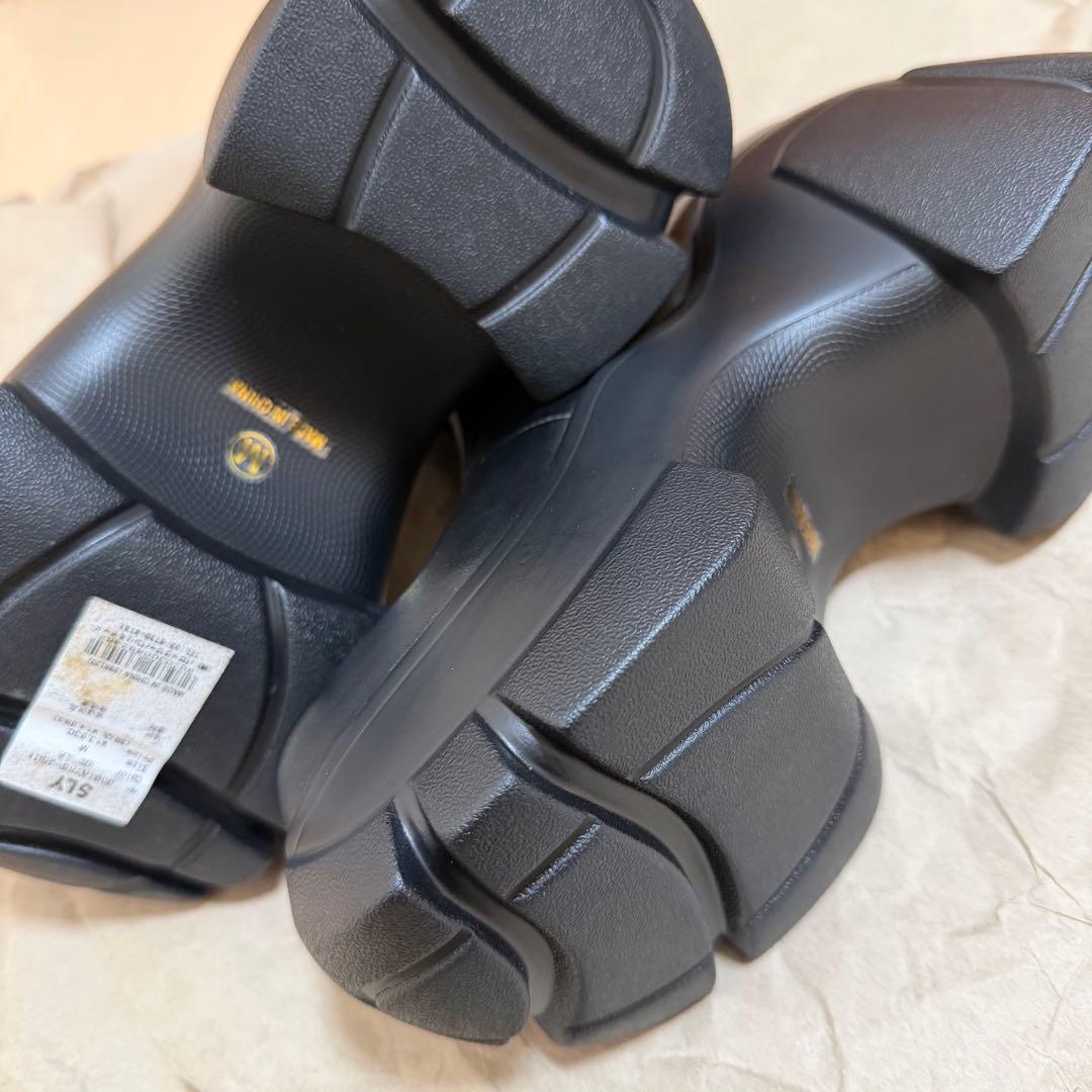 FRONT ZIP CHUNKY BOOTS フロントジップ チャンキーブーツ