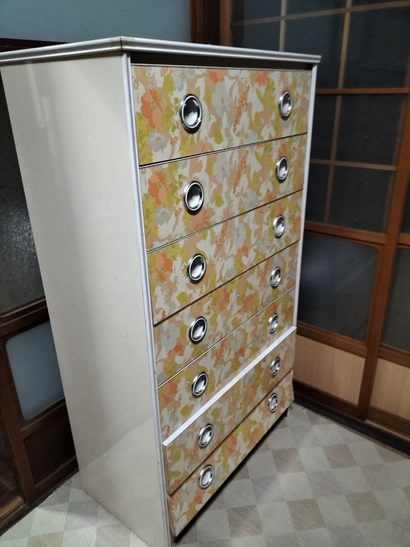 レトロポップタンス７段　必ず商品説明必読お願いします。