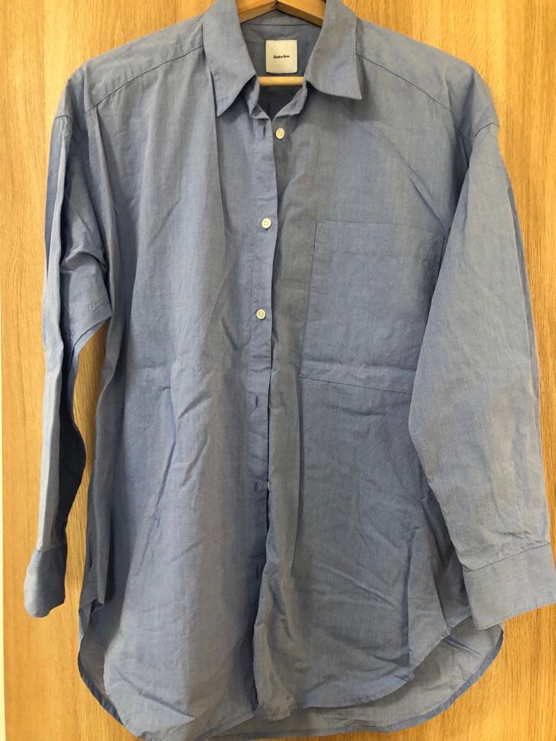 スピックアンドスパン 50コットンオーバーシャツ