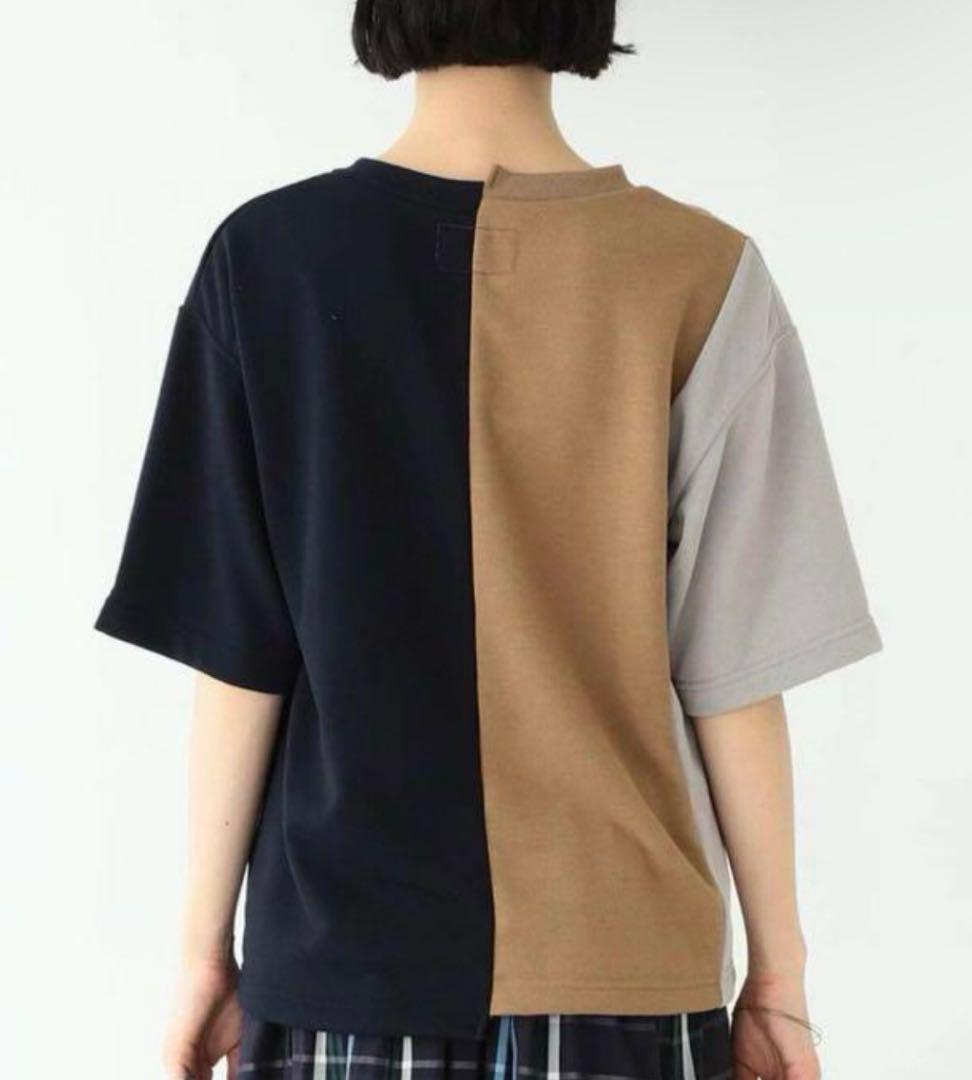 ノースフェイス✖︎beamsboyアシメロゴTシャツ