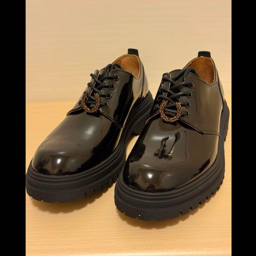 【極美品】Fred Perry Derby Patent Leather