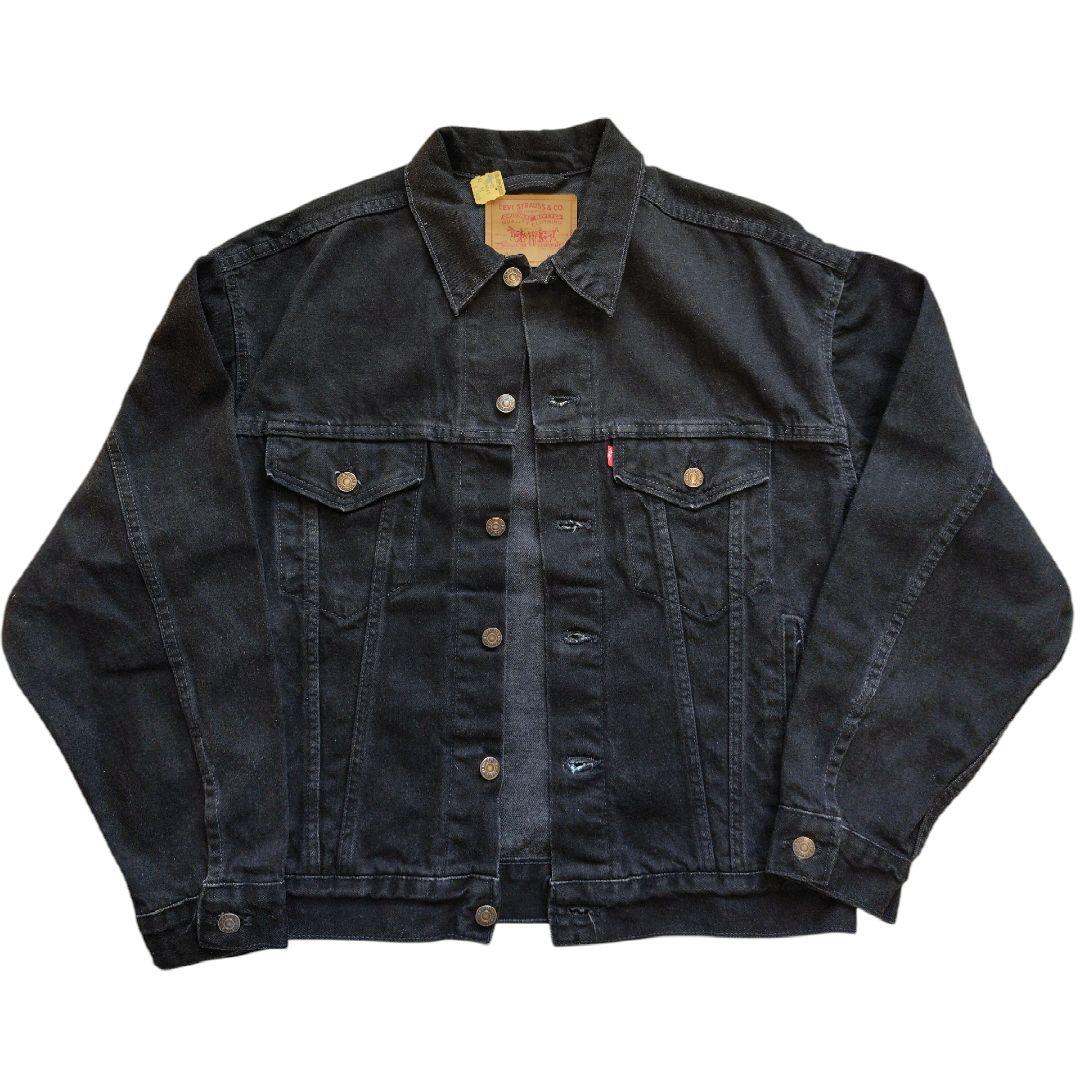 デッドストック　70507-4159　デニムジャケット　USA製　M　ブラック