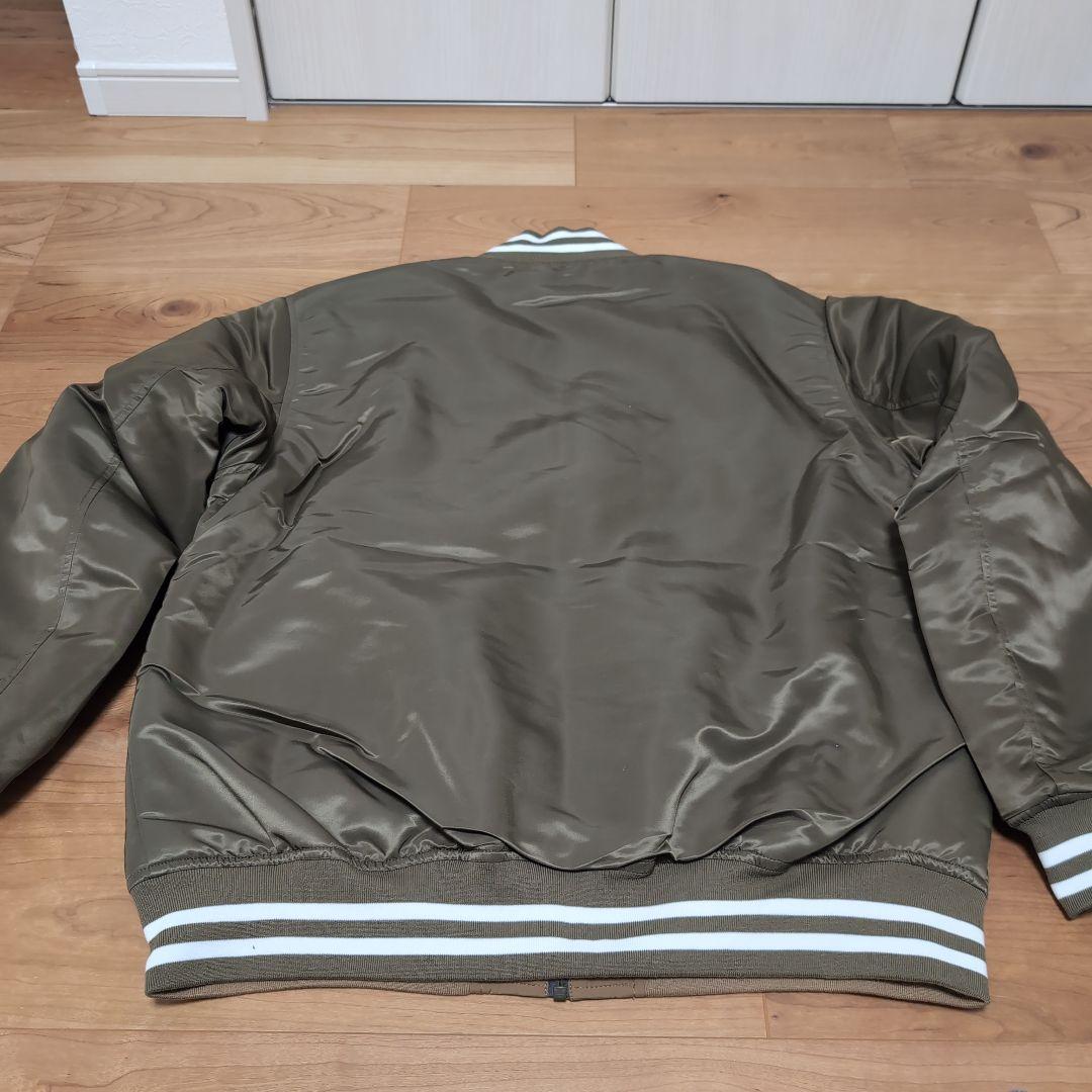 MANASTASH/マナスタッシュ/リバーシブルナイロンバーシティジャケットL