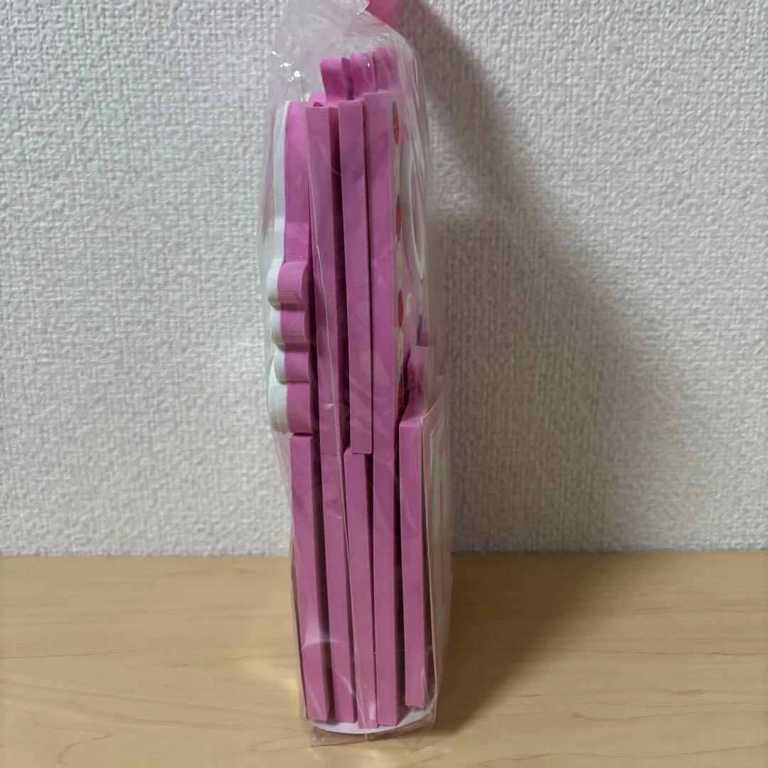 お花キティ 身長計 平成レトロ 1998年 カオハナ フォトフレーム付き いちご