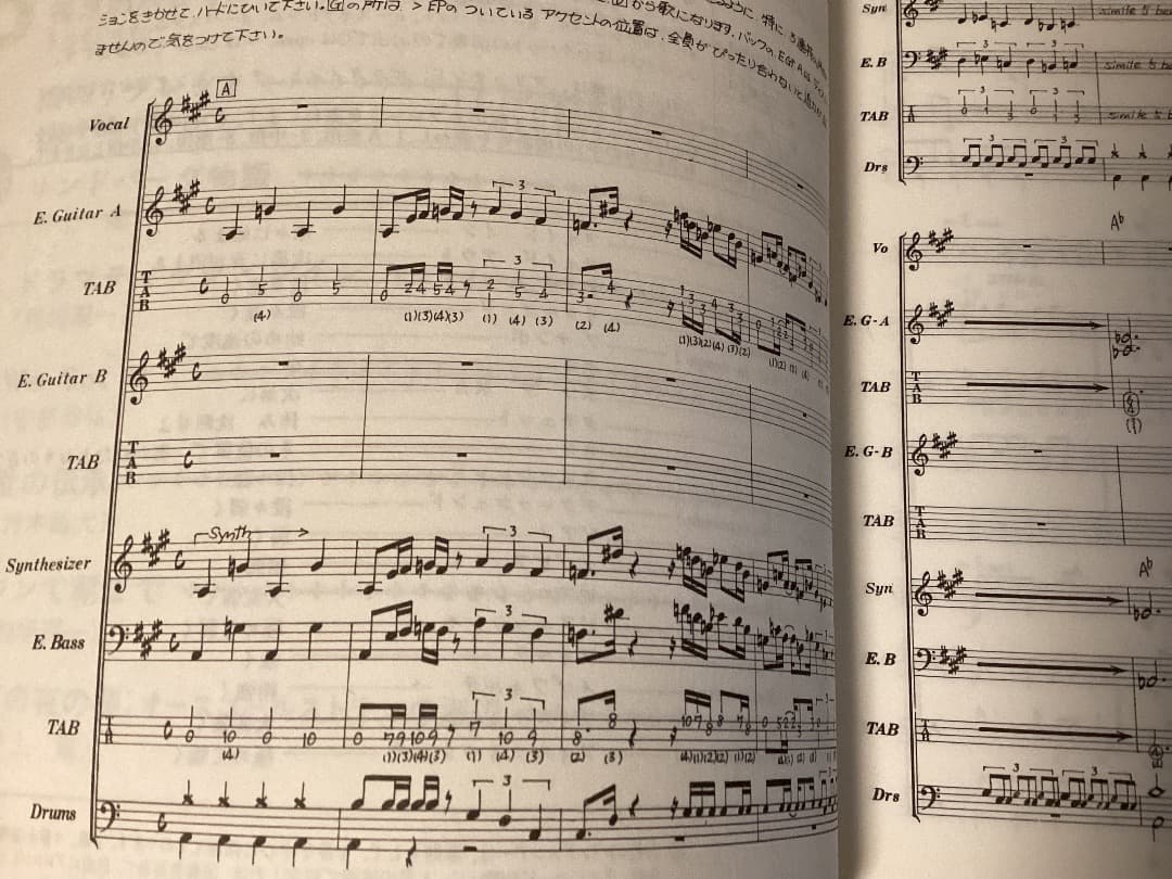 ★楽譜/モダンウエイブ/井上鑑/安部恭弘/鈴木雄大/稲垣潤一/タブ譜バンドスコア