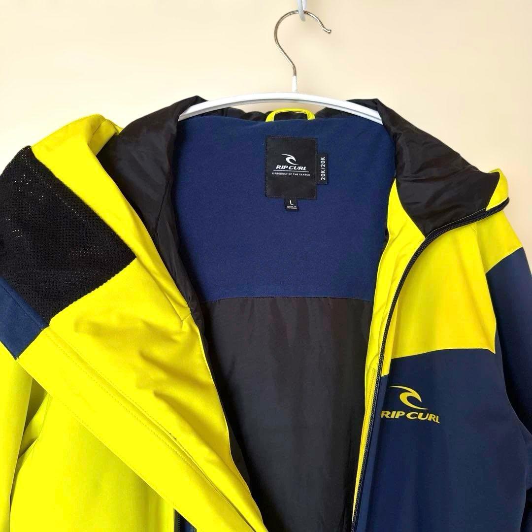 【RIP CURL】リップカール　スノーボード　ウェア　イエロー/ネイビー　L