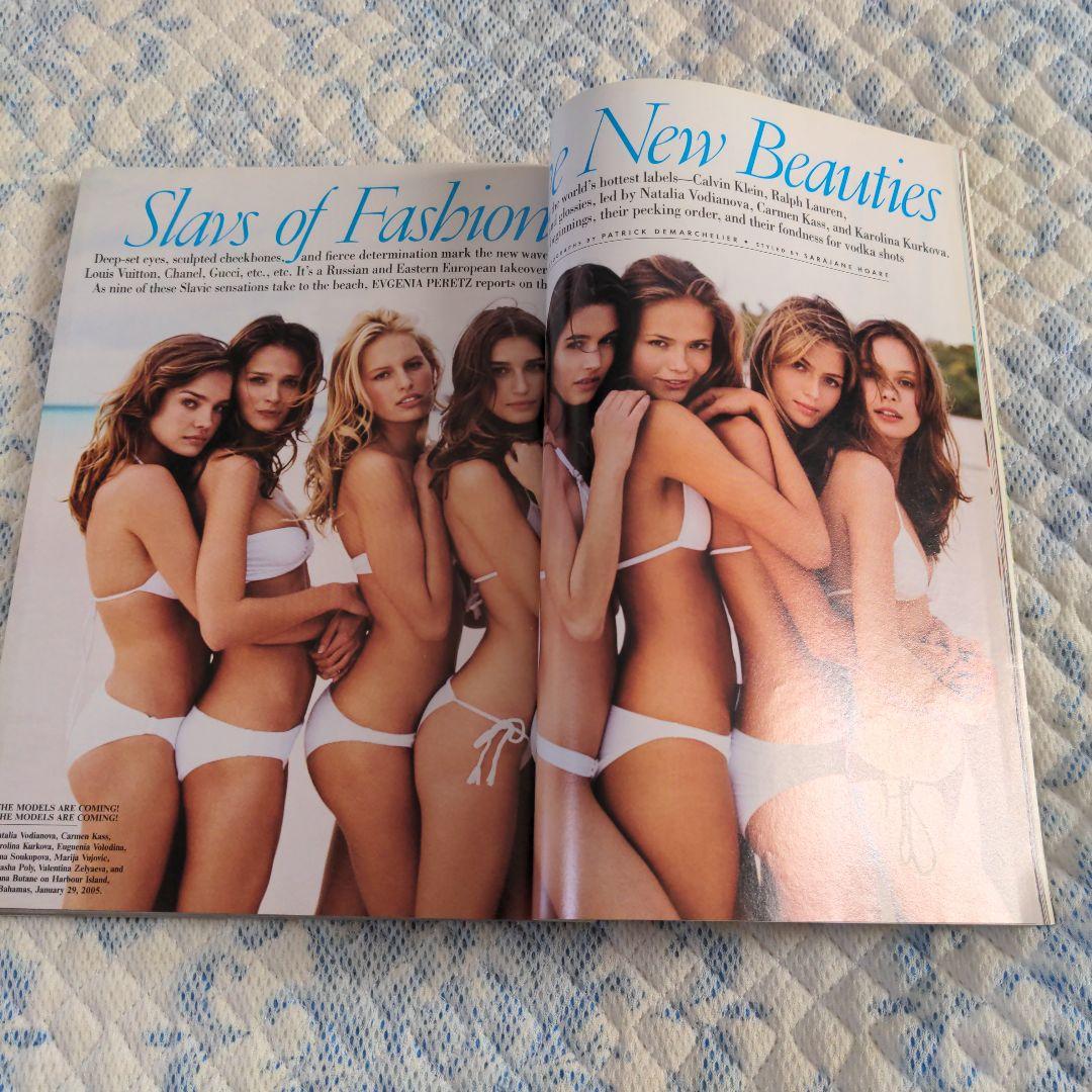 その他 Vanity Fair april 2005 Supermodels