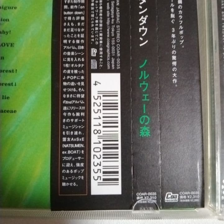 ON BUTTON DOWN/ノルウェーの森