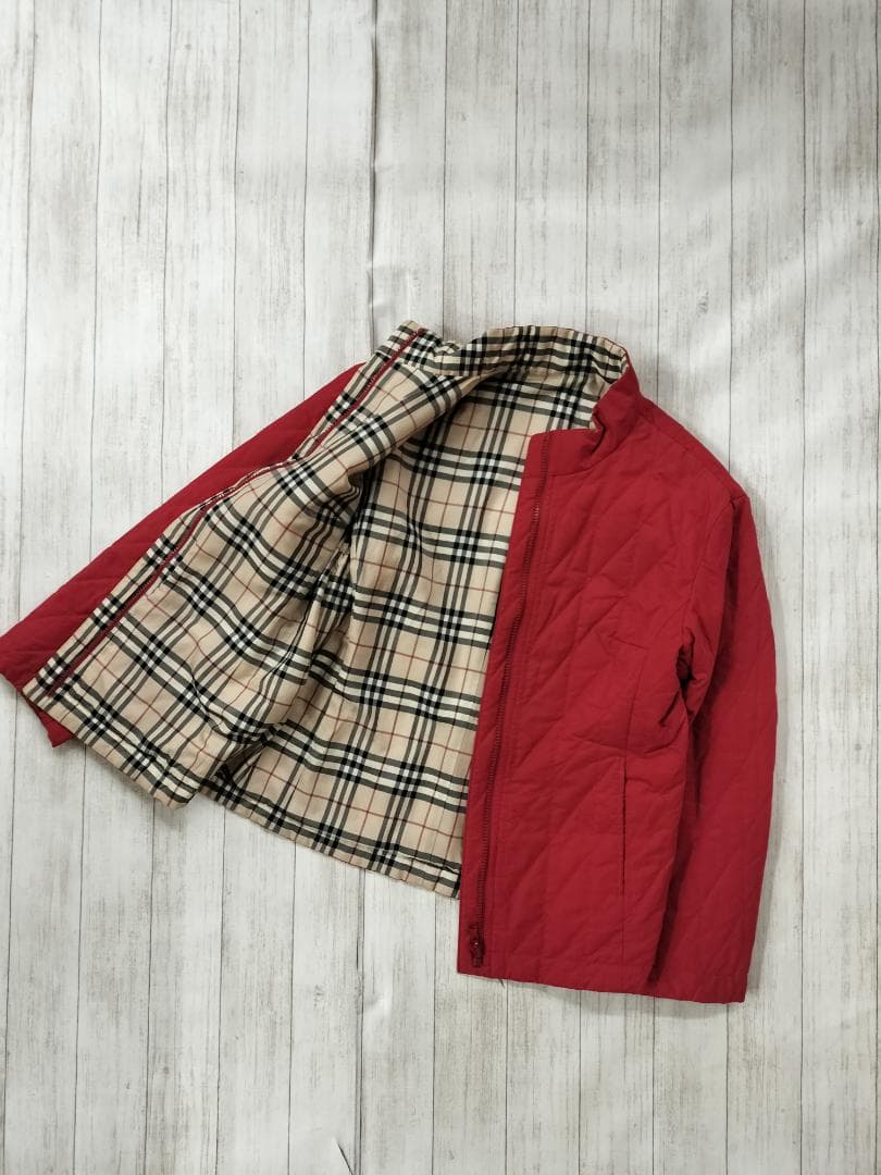 バーバリー/ノヴァチェック切替えJKT×キルティングJKTリバーシブル/２WAY