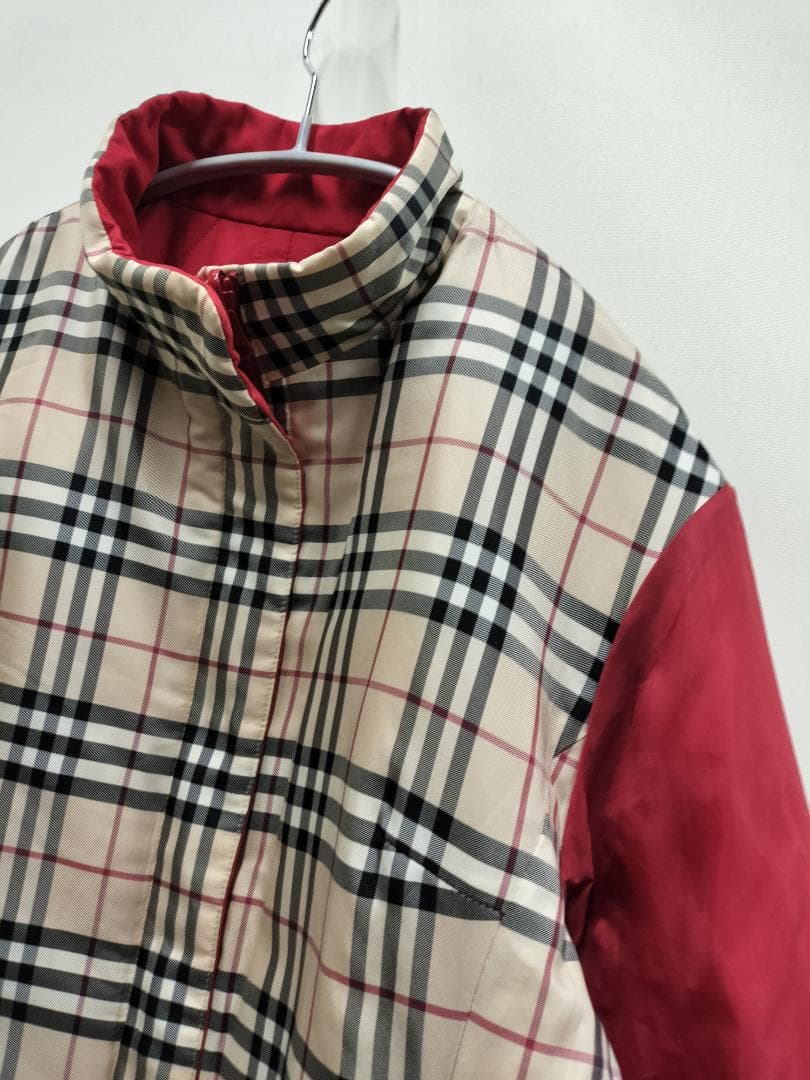 バーバリー/ノヴァチェック切替えJKT×キルティングJKTリバーシブル/２WAY