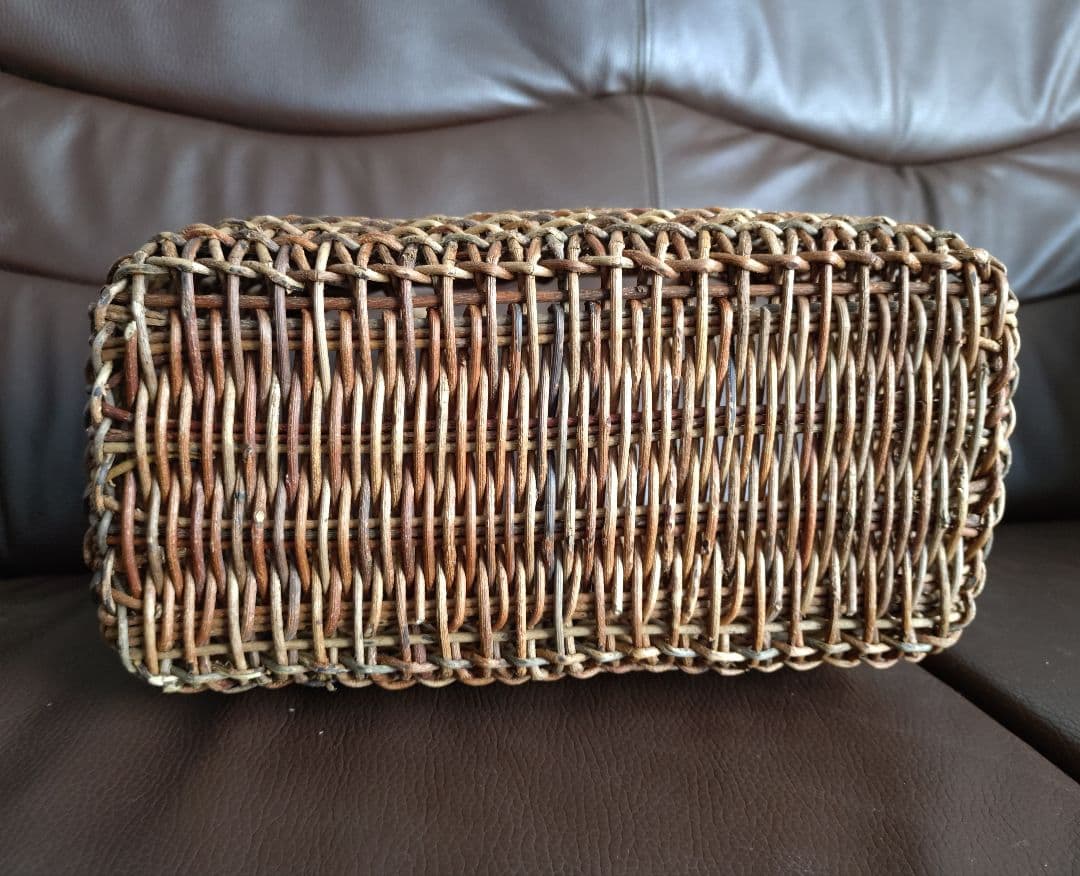 貴重：中川原信一 手付きあけびかご