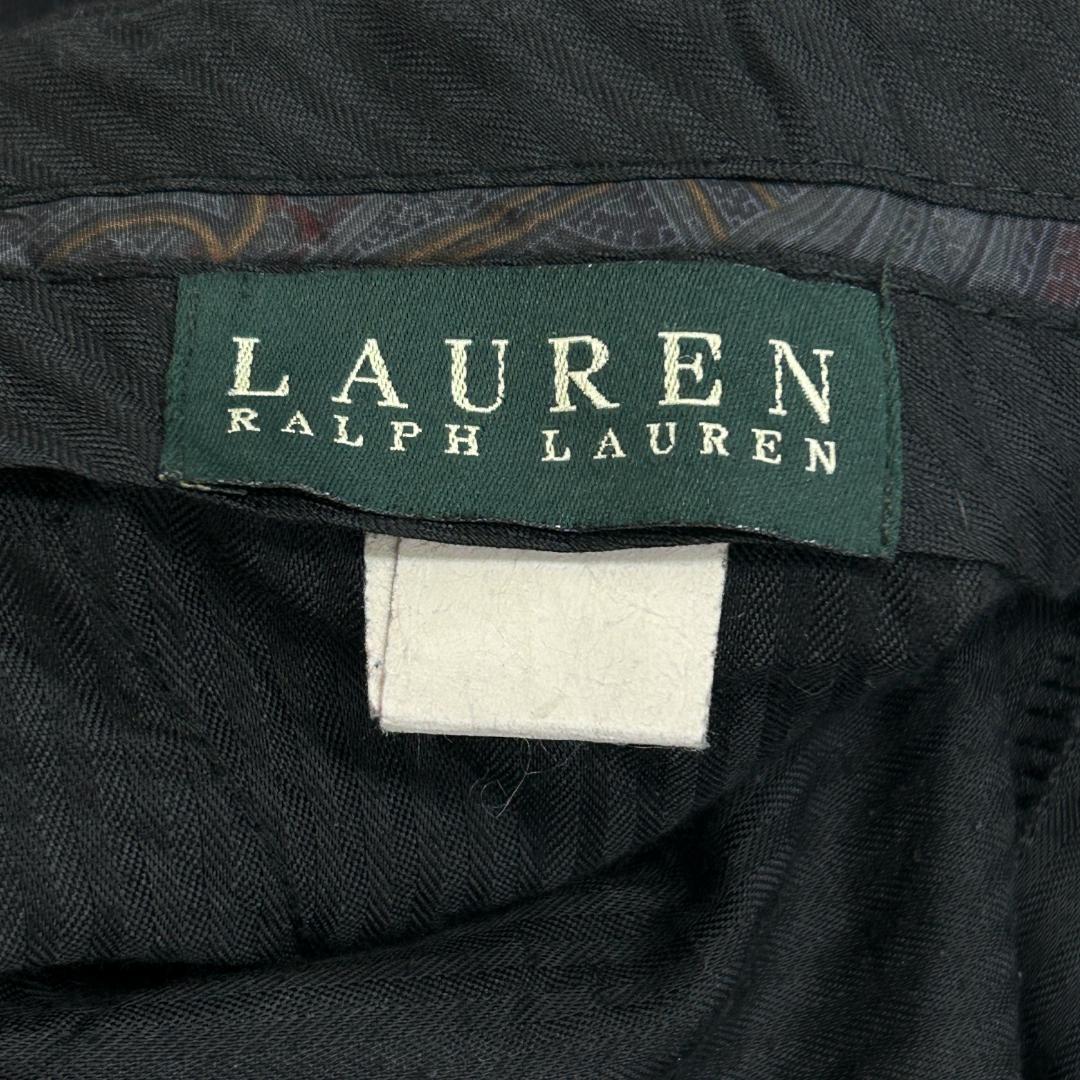 と*け様 ローレンラルフローレン　ピンストライプ　綺麗め　スラックス　古着　ブラ