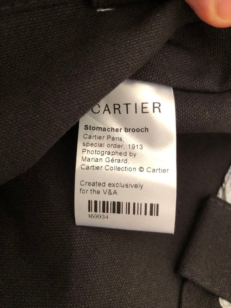 V&A 美術館 カルティエ展 CARTIER 限定トートバッグ ブローチ#1