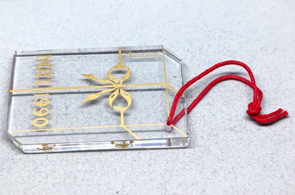 Baccaratバカラ　ノエルフランスクリスマスオーナメント1990　40560