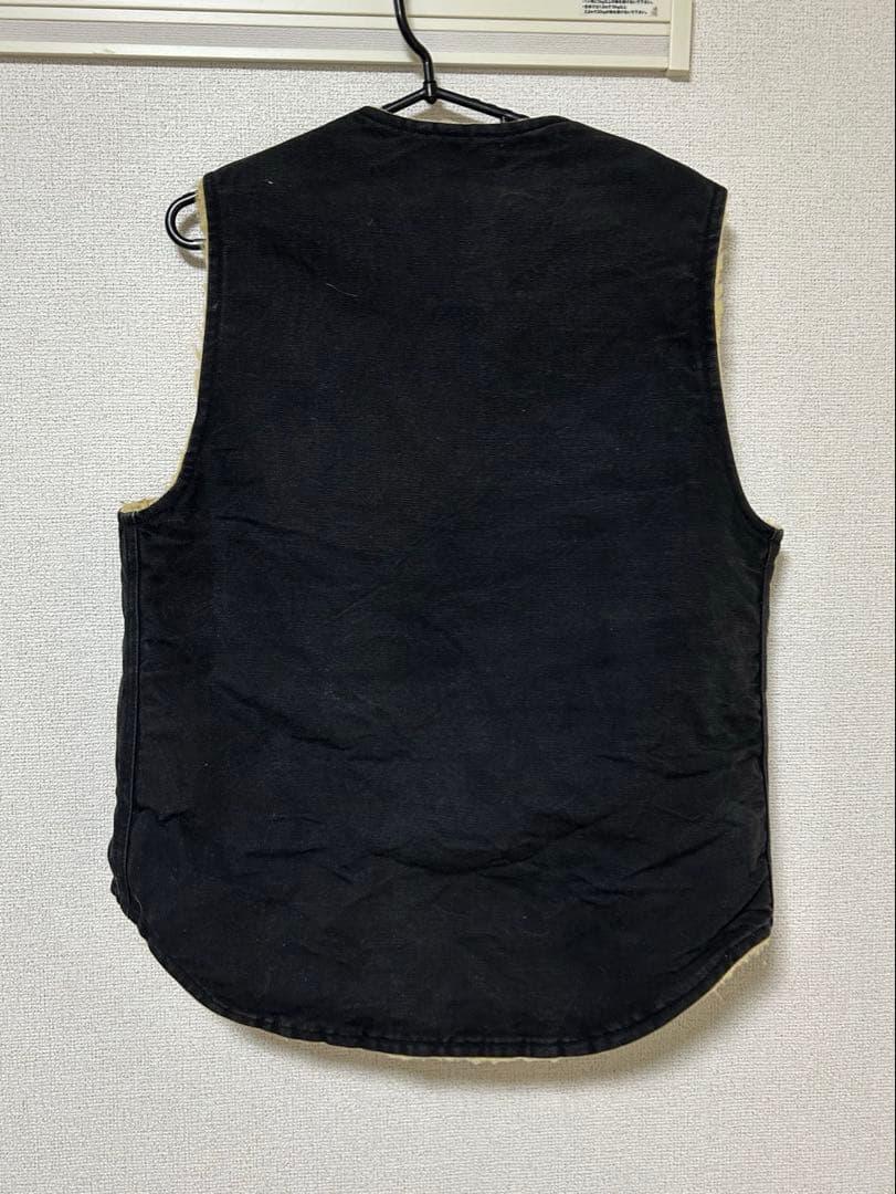 USA製　carhartt カーハート　ダック　裏ボアベスト　ビンテージ