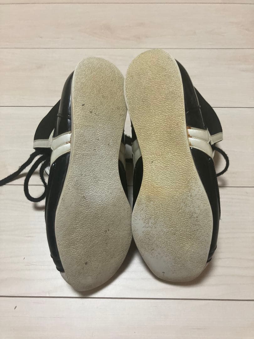 Mizuno ボクシングシューズ ハイカット 黒白