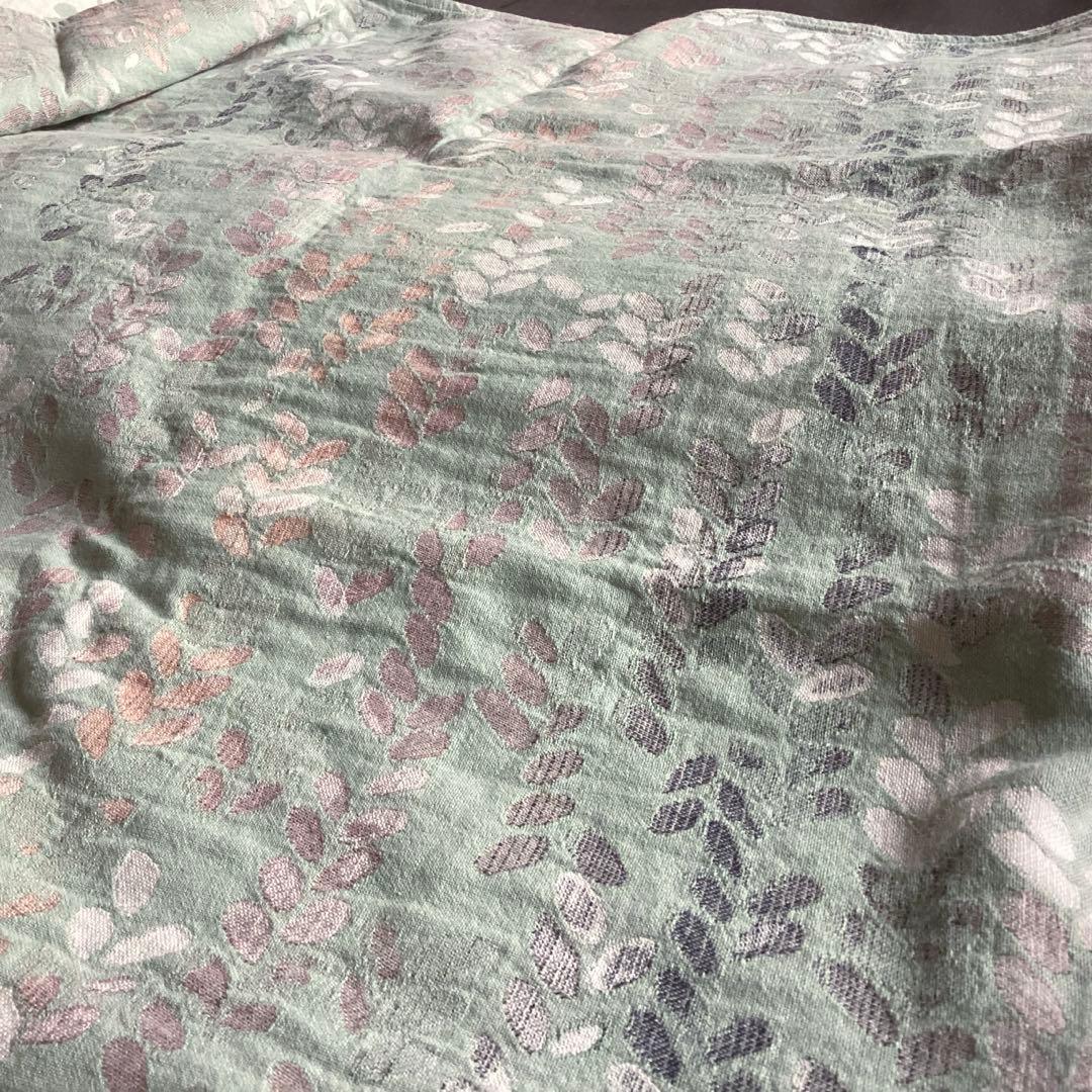 希少【Woven Wings】美しい色彩　ベビーラップ　サイズ5 リネン混