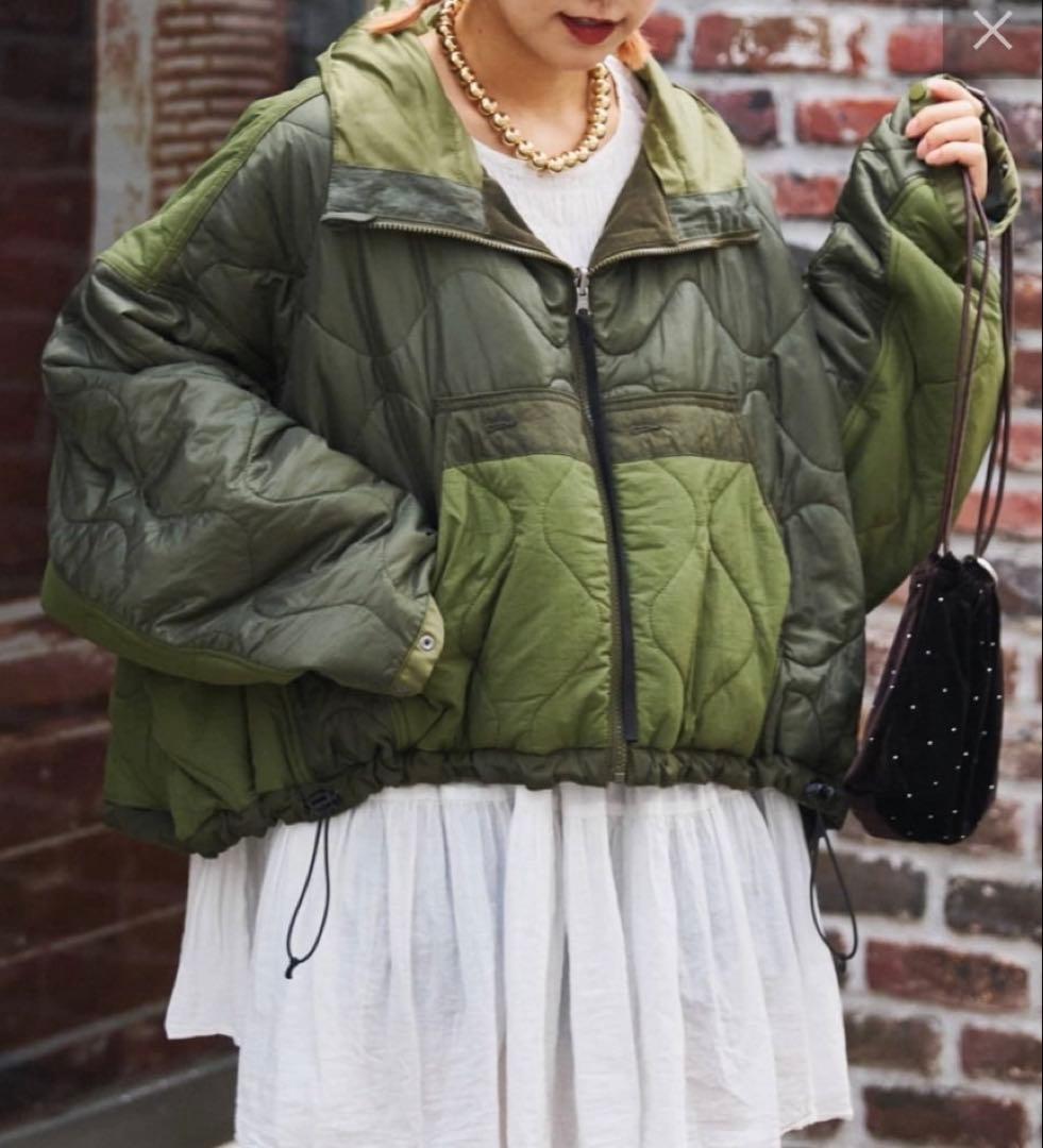 【etsinta】リバーシブル中綿ショートモンスタージャケット元値¥22,000
