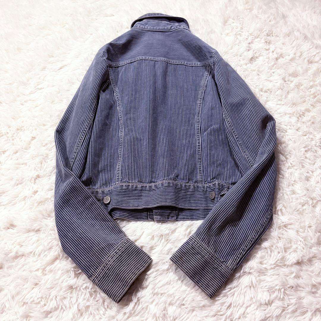 45rpm ヒッコリー ストライプ デニムジャケット Gジャン 45R サイズ1