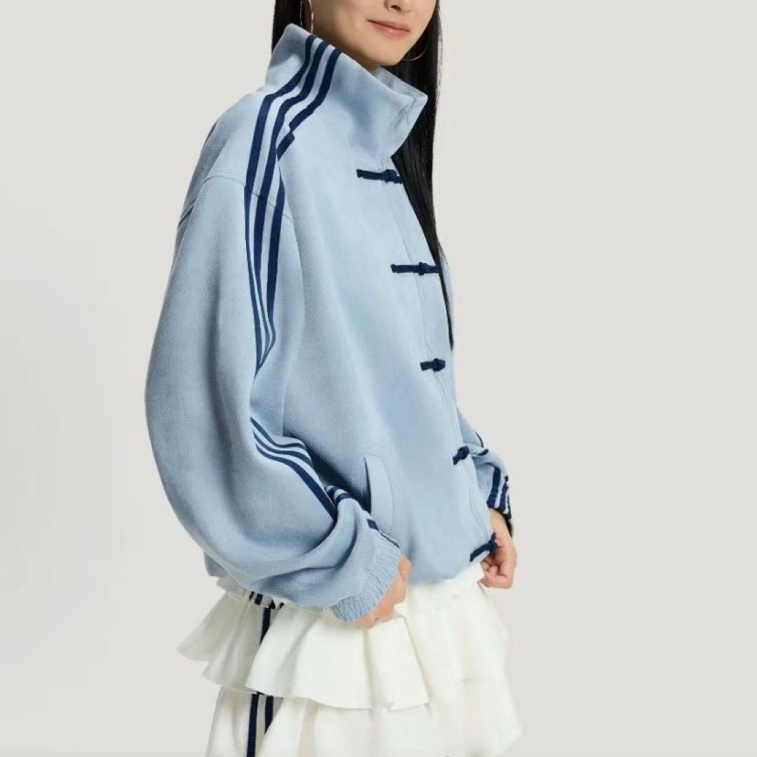 adidasアディダス 中国限定 蛇年トラックジャケット　ライドブルーMサイズ