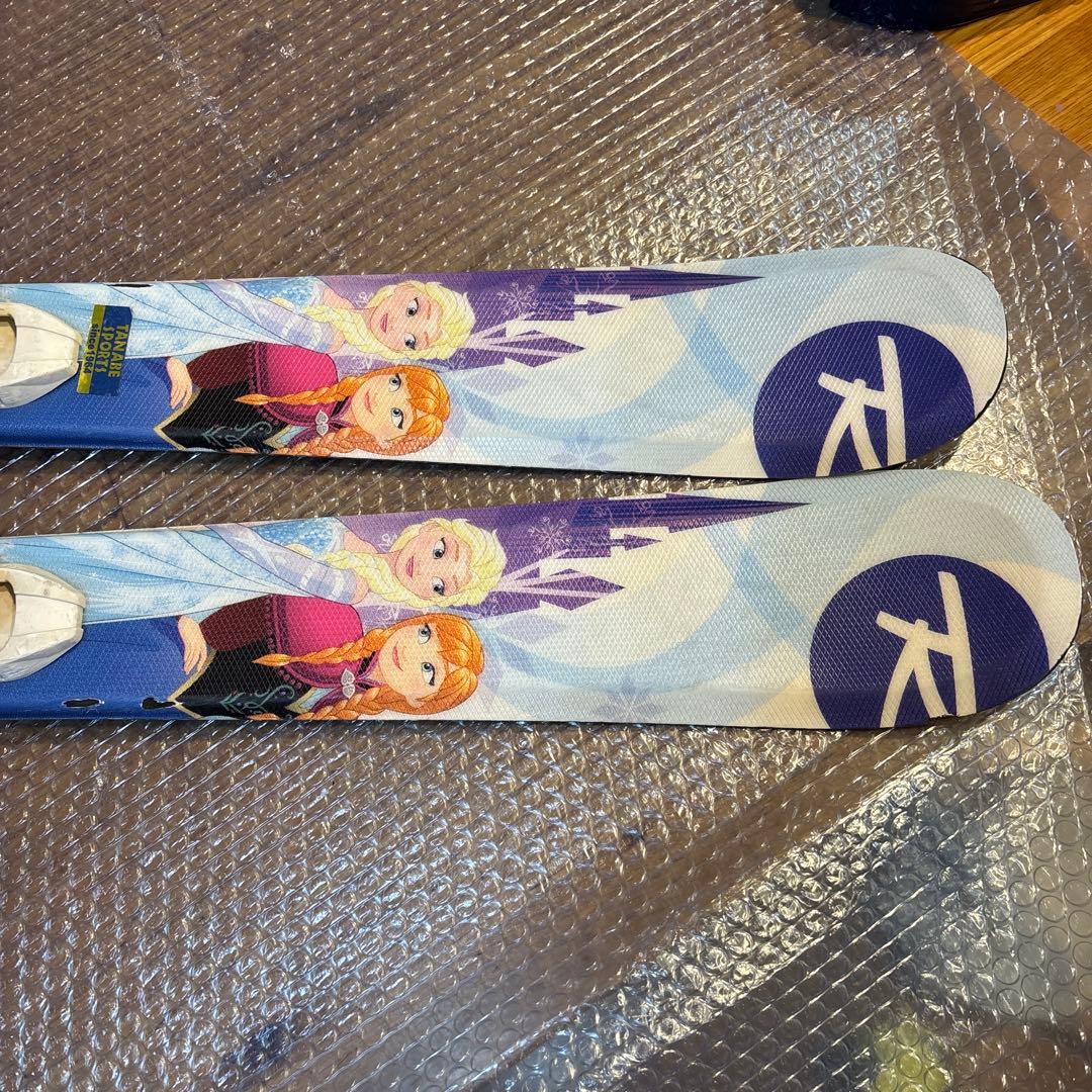女の子　ジュニアスキーセット　ロシニョール　116cmアナ雪　21-21.5cm
