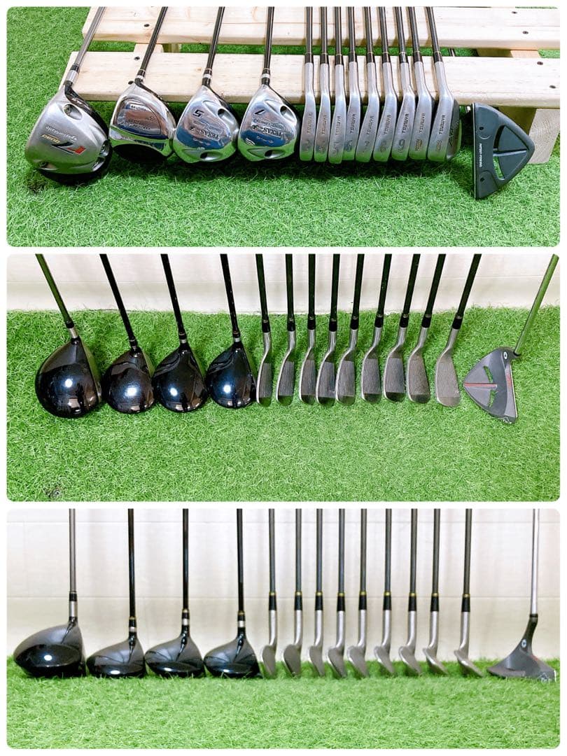 L13.テーラーメイド　初心者オススメ　ゴルフクラブ　メンズセット　右利き14本