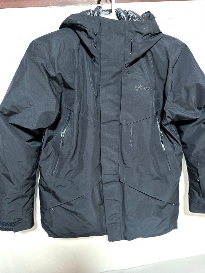 ゴールドウィンスキーウェア 上下セット黒 (XXL)