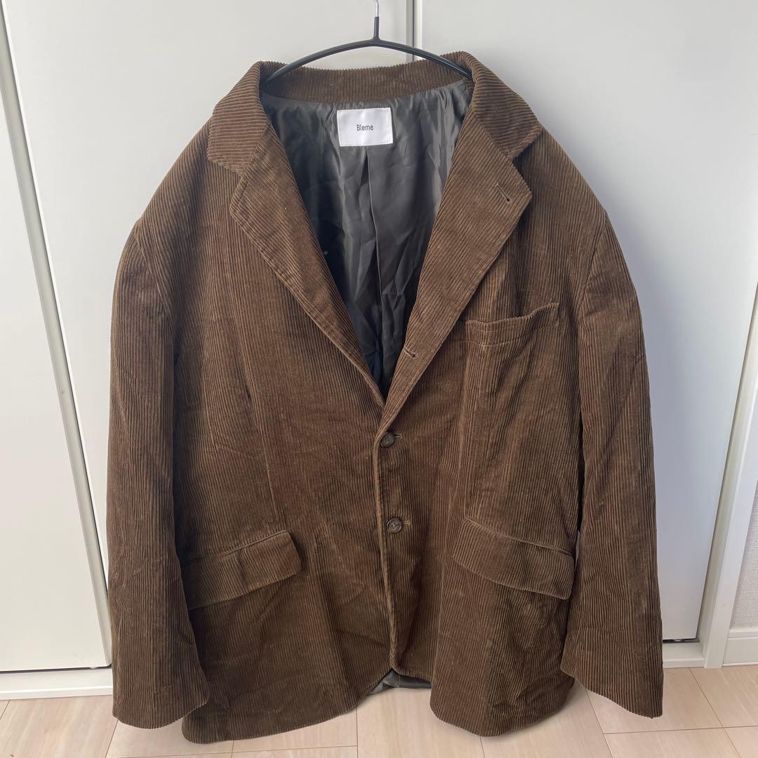 Bleme. コーデュロイ セットアップ　Lサイズ　カーキ