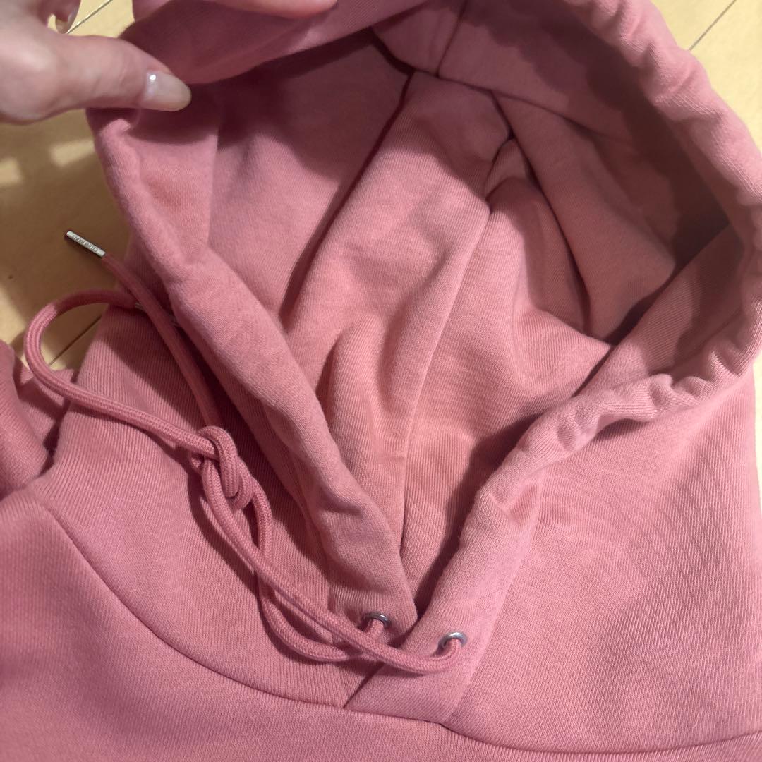 CELINE ピンク フード付きパーカー