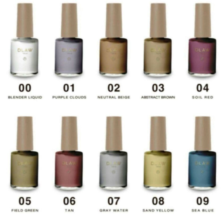 ドロウネイル　DLAW アートインクセット01（00-09)