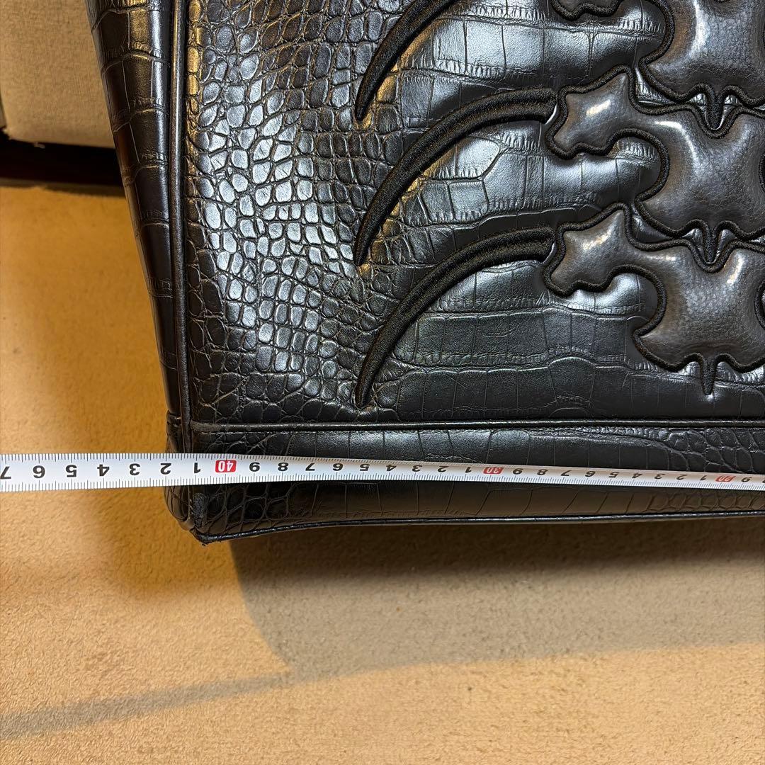 ダンスウィズドラゴン❣️黒 クロコダイル風 ゴルフバッグ4万円が