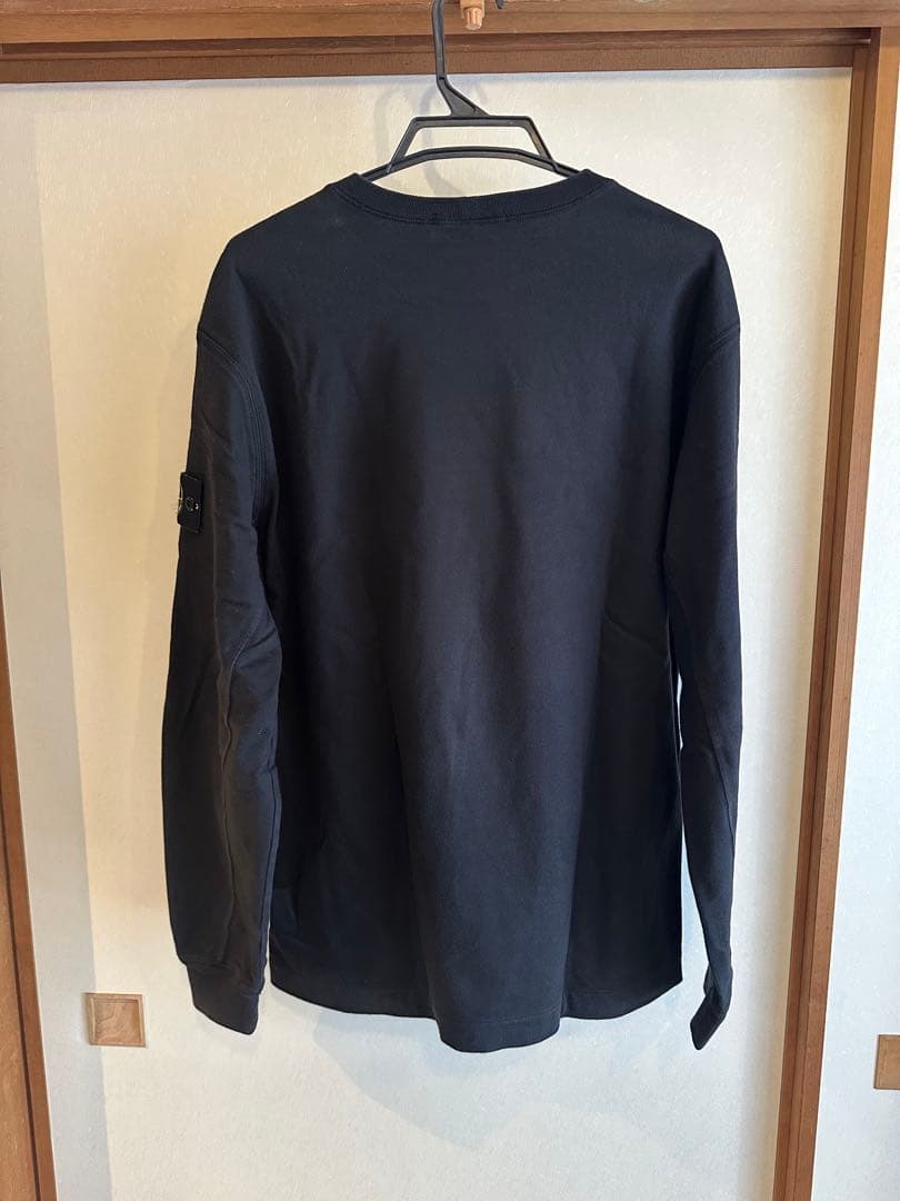 STONE  ストーンアイランド ライトスウェット ブラック XL