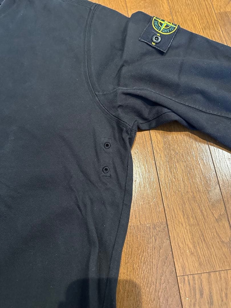 STONE  ストーンアイランド ライトスウェット ブラック XL