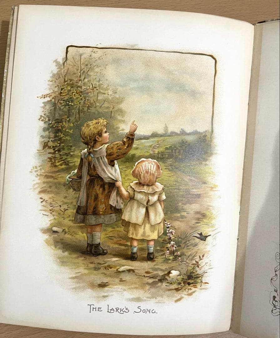 No.379 希少 アンティーク 洋書 絵本 ビクトリアン 児童書