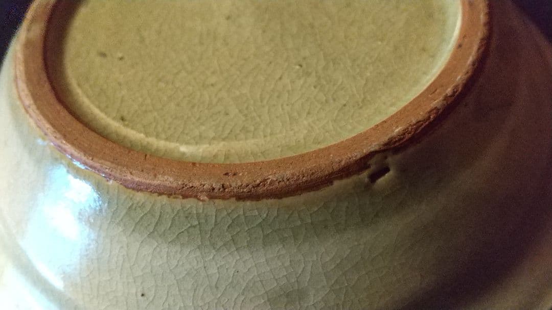 骨董 明治の酒津焼　秋草芒に虫の図　丸皿四枚！渋い