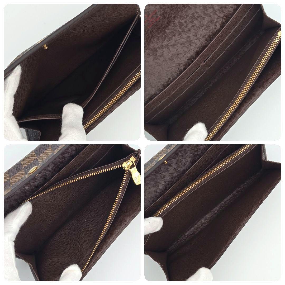 ルイヴィトン ポシェットポルトモネクレディ ポルトフォイユサラ ダミエ 長財布