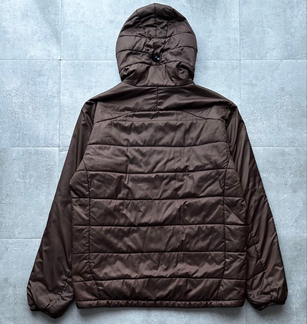 09年製　パタゴニア プリマロフト マイクロパフ フーデッドジャケット　ブラウン