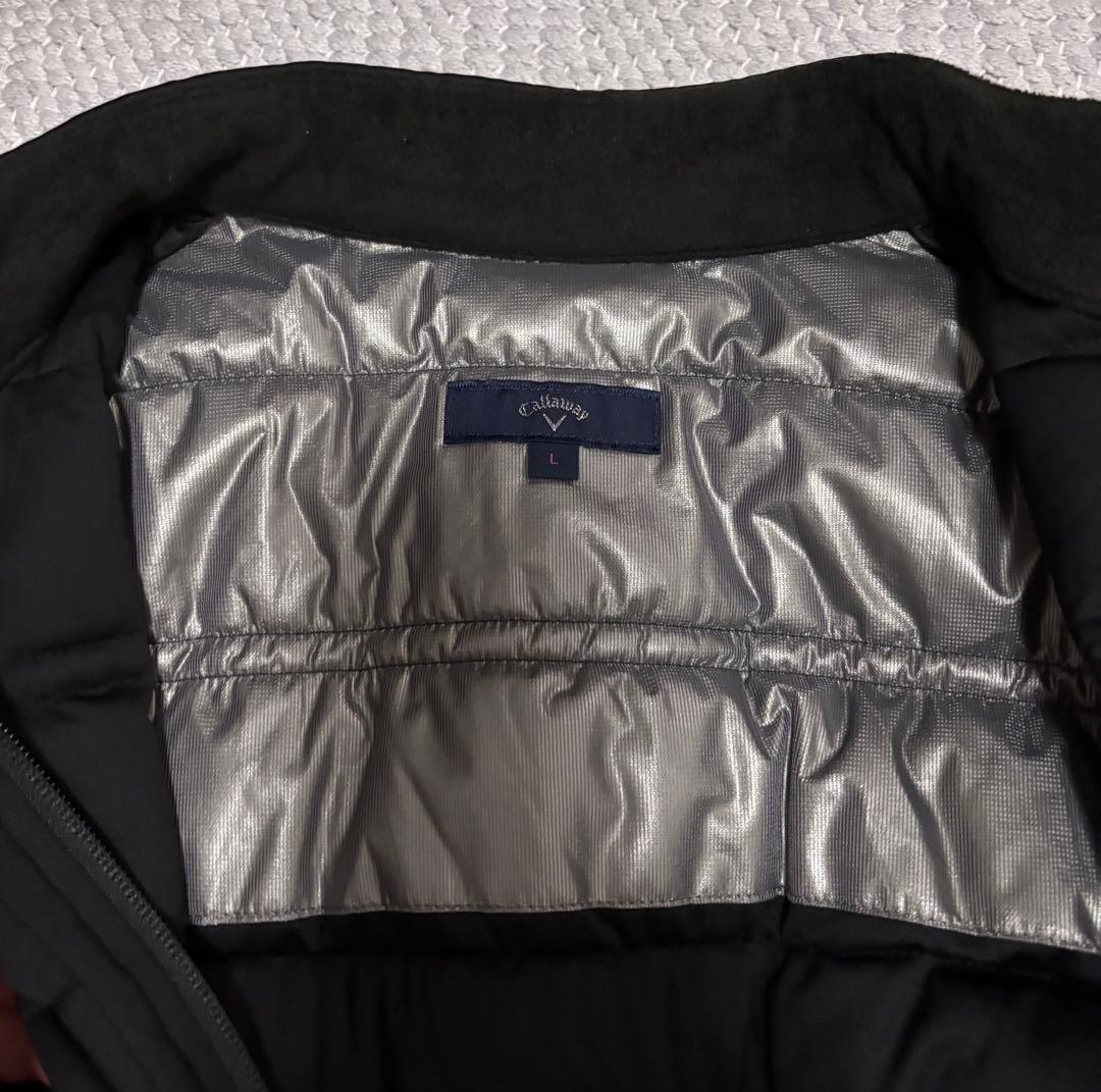 キャロウェイcallaway中綿ジャケット黒定価17600円おすすめゴルフ