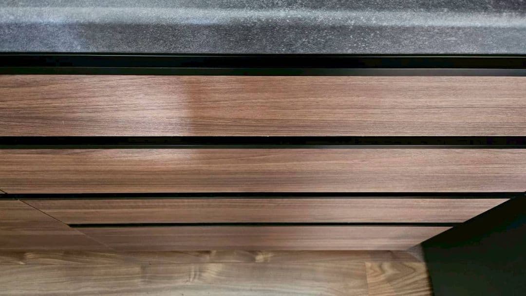 【値下げしました】パモウナ　カップボード　ウォールナット　120cm