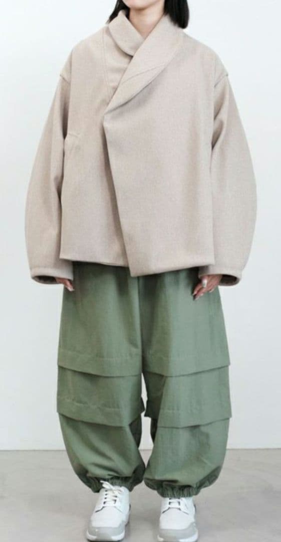 ☆星☆彡☆新品☆ nunuforme メルトンクロスドレープカラーコート