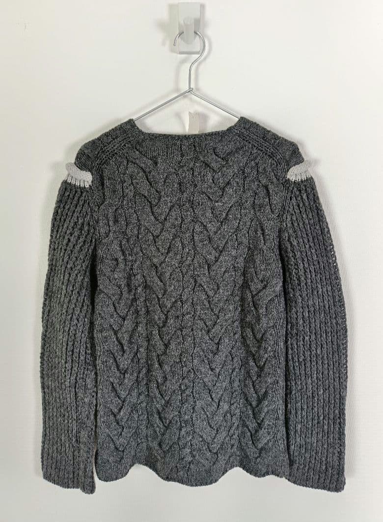 COMME des GARCONS HOMME PLUS ケーブルニット M