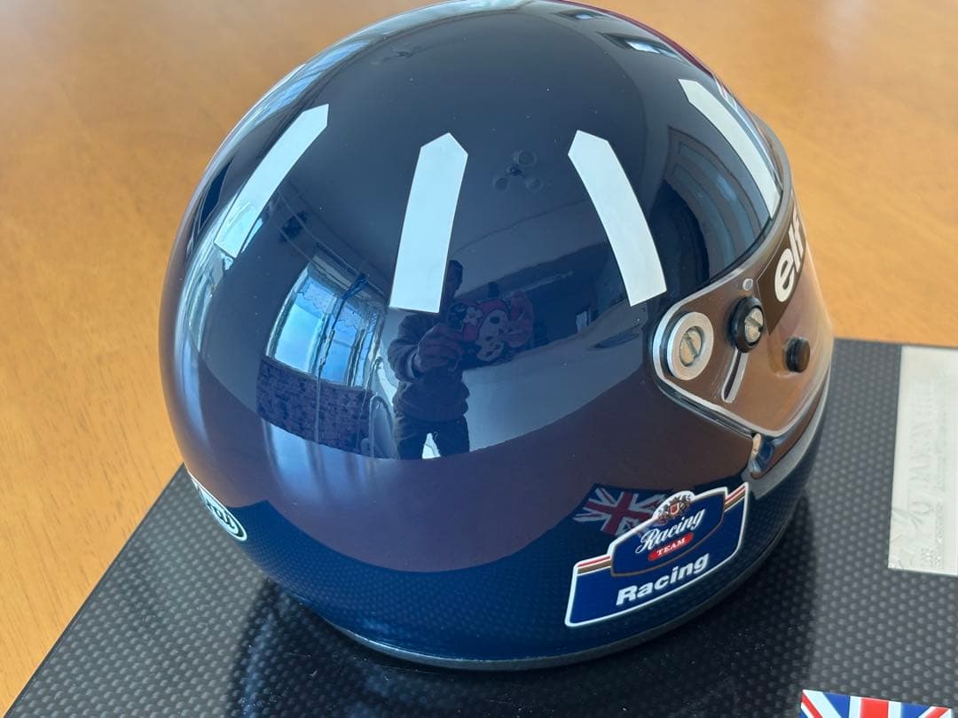 D.ヒル 1/2 ヘルメット ウィリアムズ 1996 アクリルケース付き